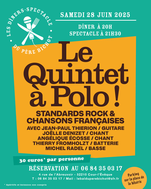 PROCHAINEMENT - La Bande à Polo le Samedi 28 Juin 2025 !
